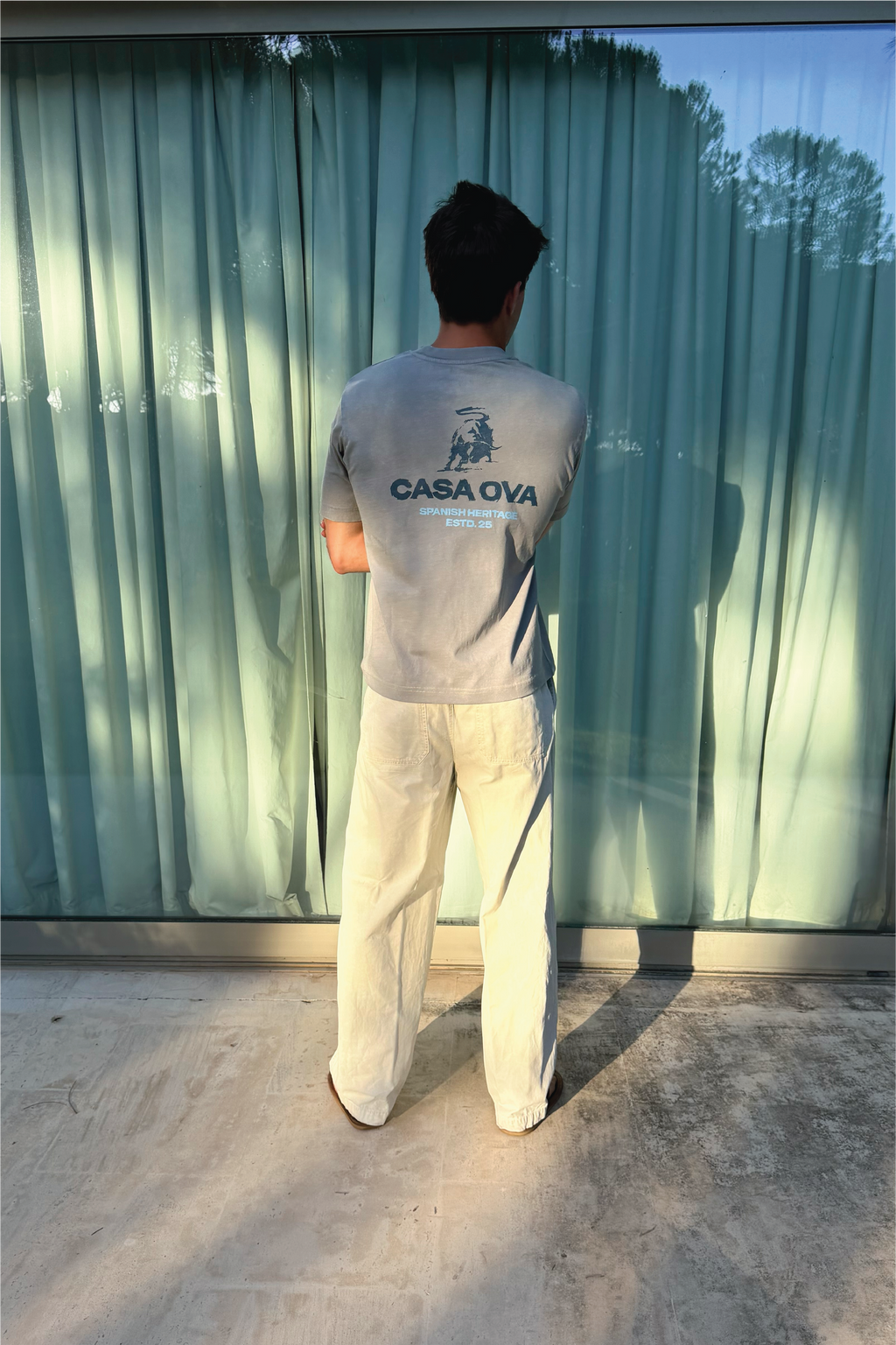 TORO WASHED LIGHT GREY T-SHIRT