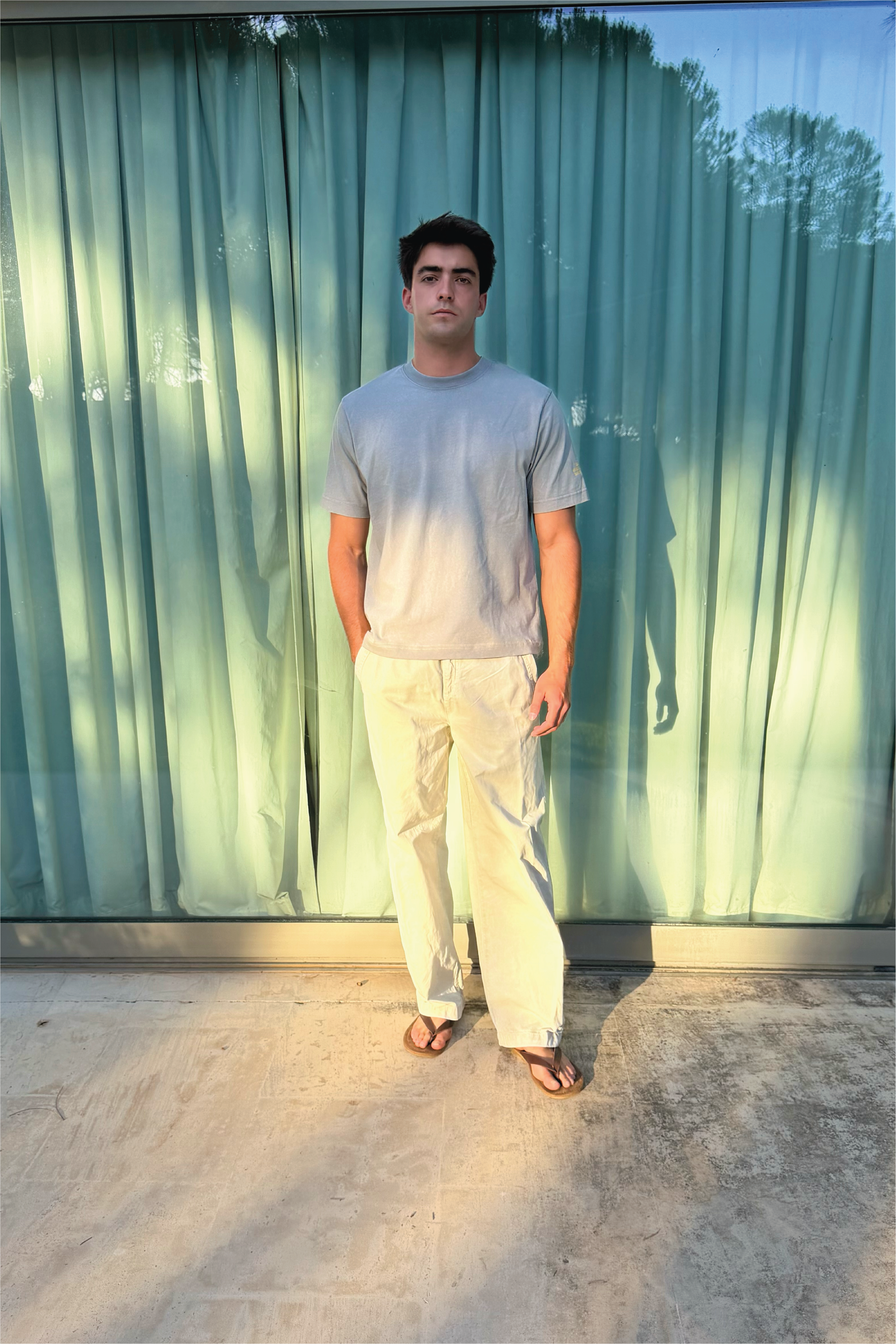 TORO WASHED LIGHT GREY T-SHIRT