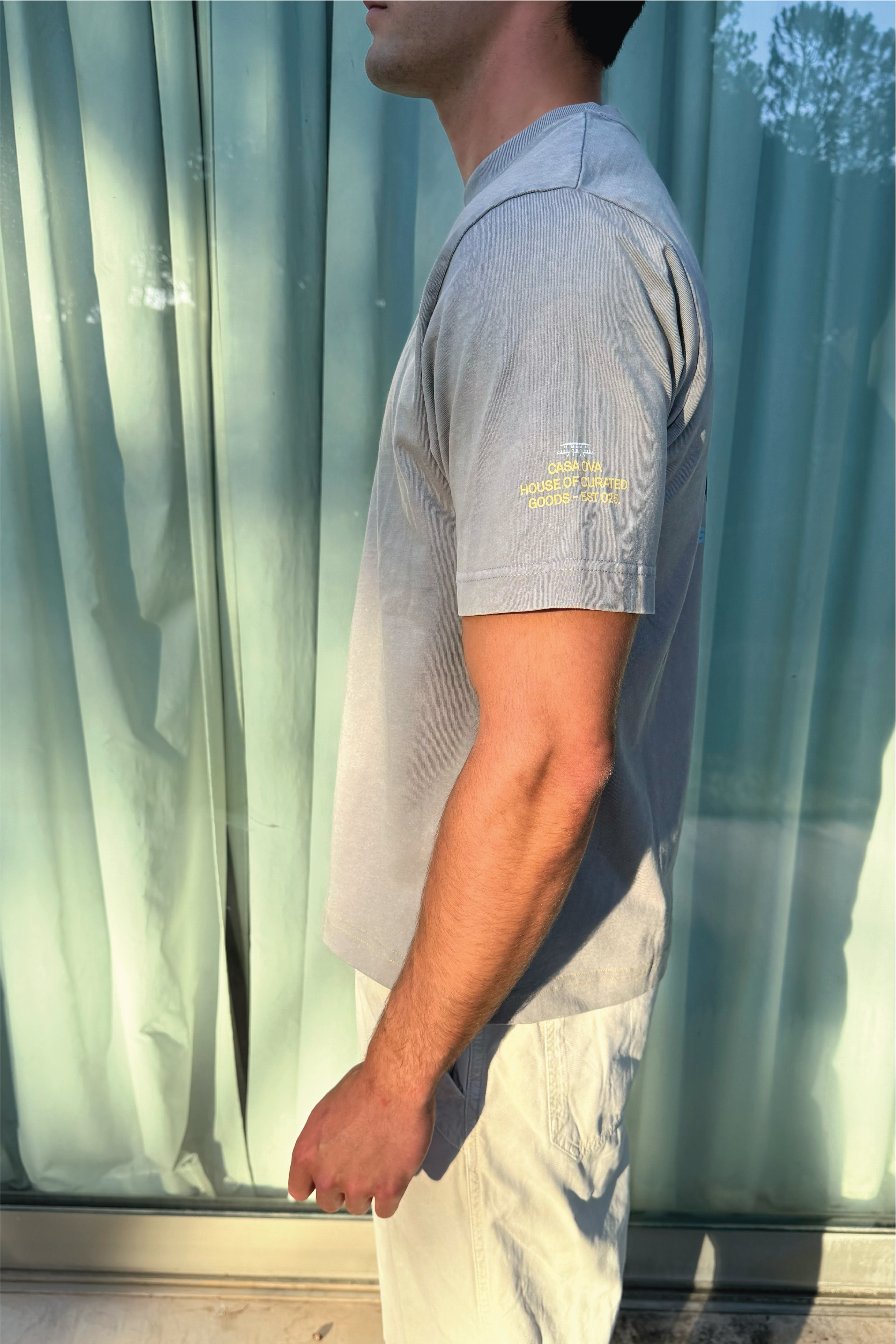 TORO WASHED LIGHT GREY T-SHIRT