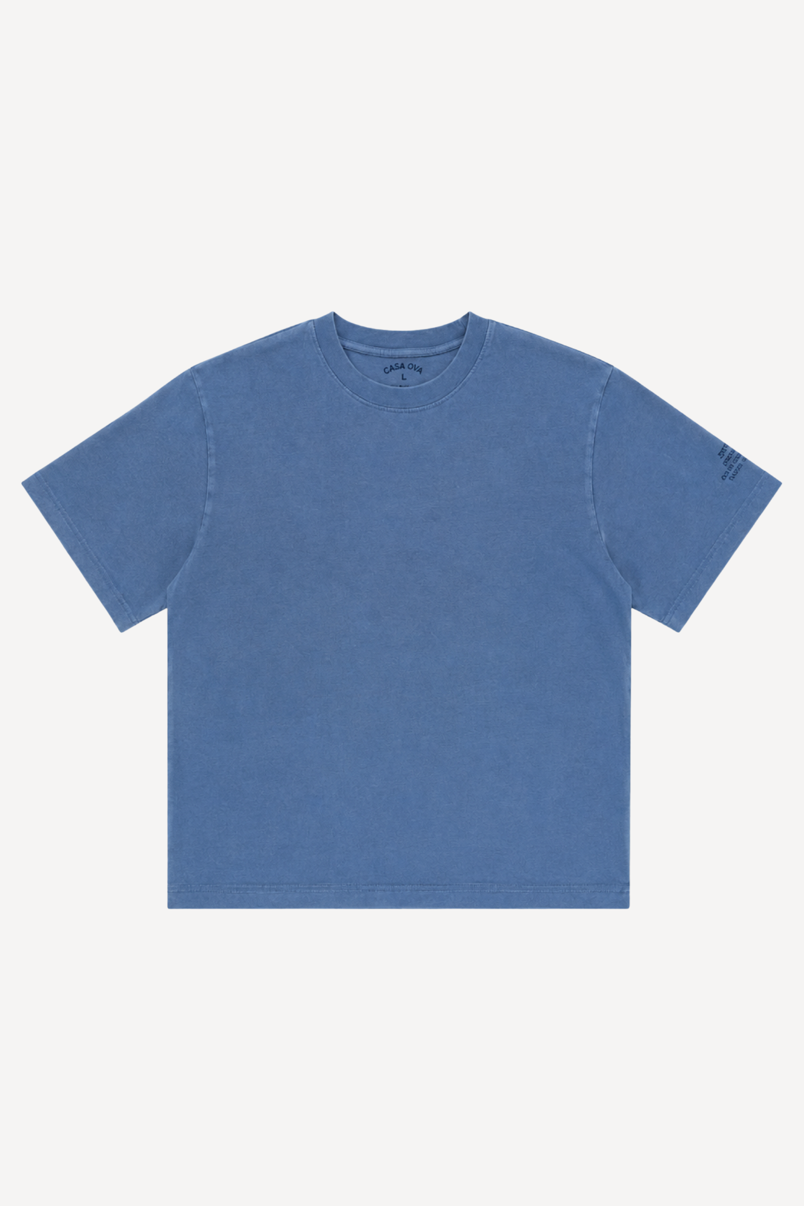 LLAÜT WASHED BLUE T-SHIRT